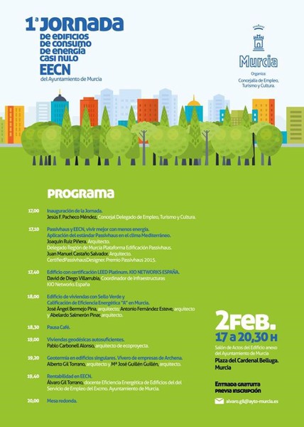 VIOS Energía participó en la realización de la 1ª Jornada de Eficiencia Energética en Edificación en Murcia